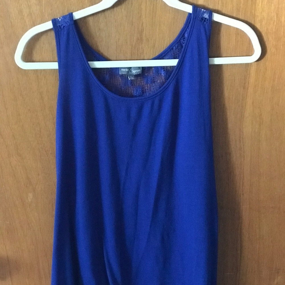 Market & Spruce Jillian Crochet Detail Tank